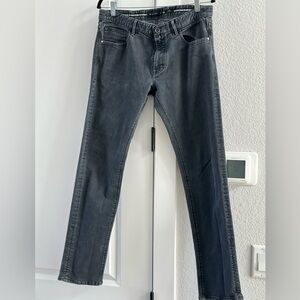 Massimo Dutti black straight jeans.  Size 32